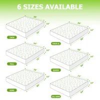 Lux Decor Mattress Protector, Cooling Rayon dervied from Bamboo Viscose, 100% Waterproof - Fitted Sheet Style, Deep Pocket 2