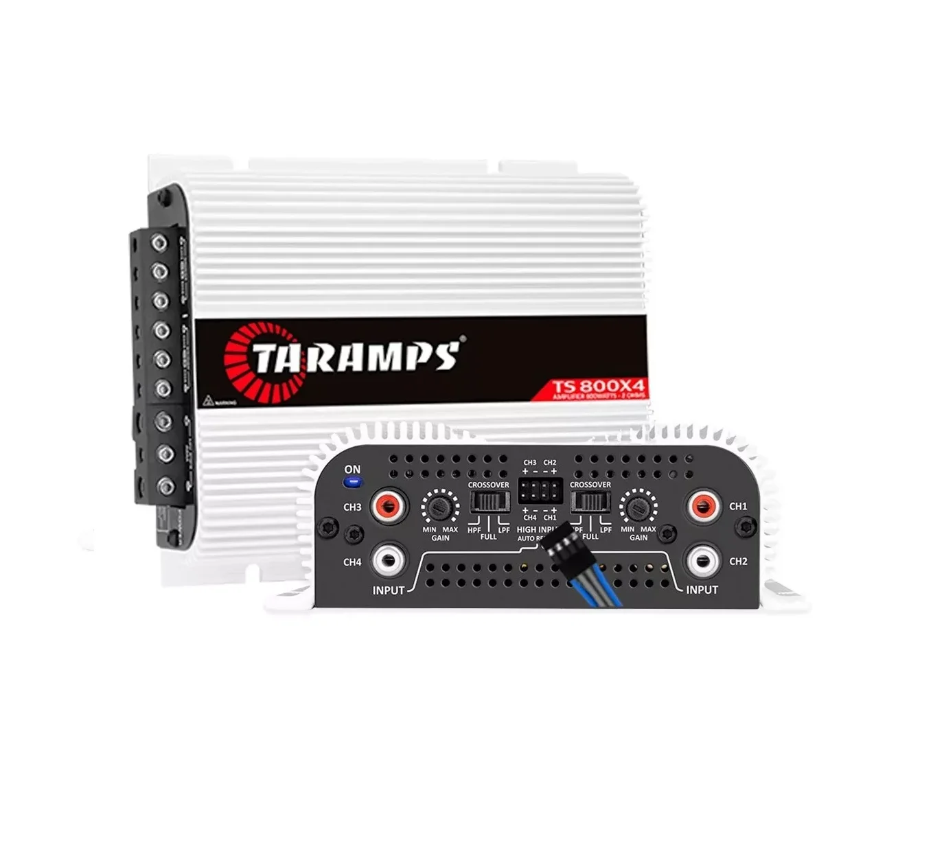 Taramps DS800X4 - 4チャンネル カーオーディオ アンプ 2Ω Taramps DS800X4 - 4チャンネル アンプ 2Ω 800W | カー