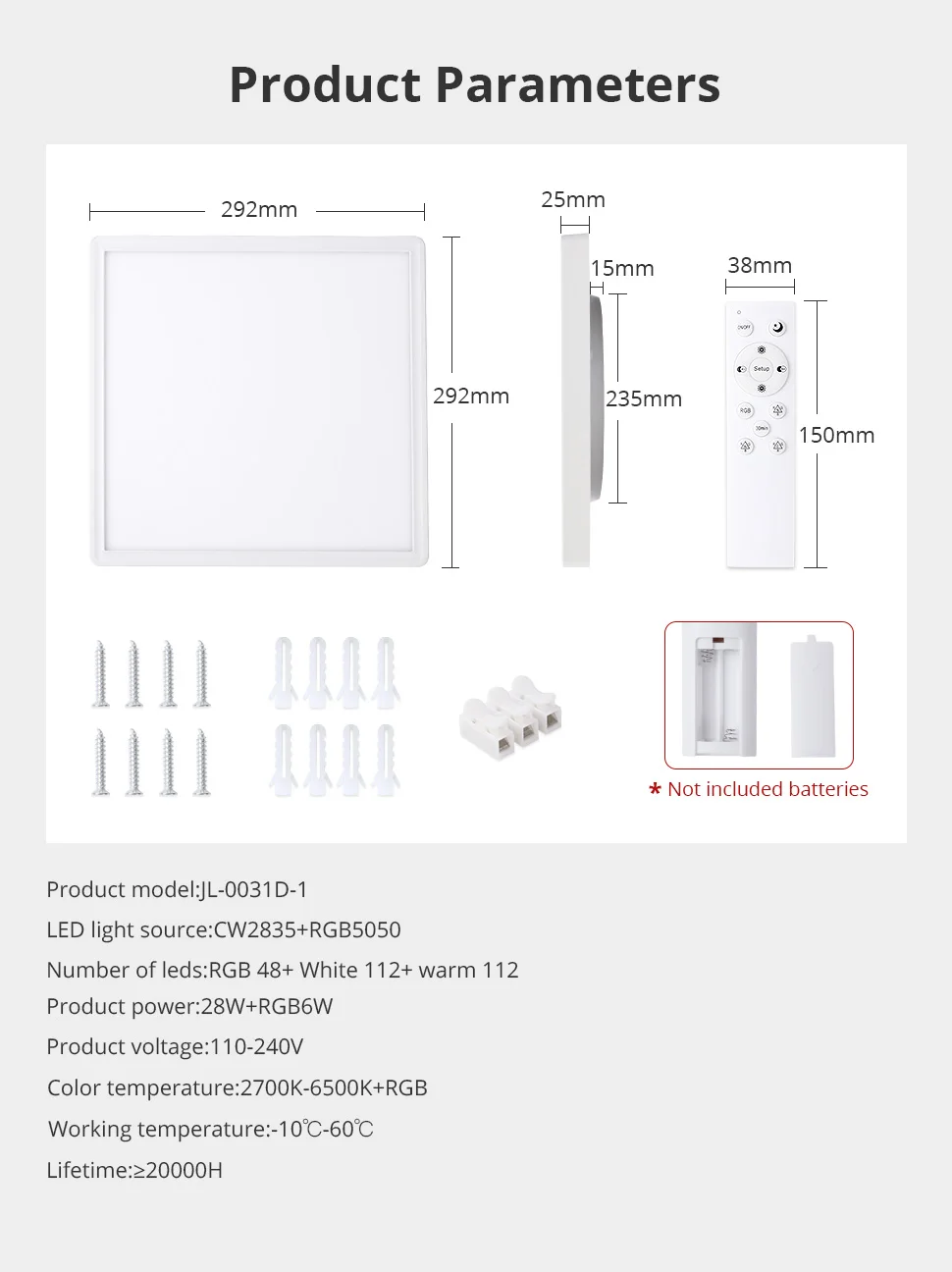 34W WiFi LED Ceiling Light Double Layer Type Dimmable CCT Ultrathin Surface Mounting Lamp A2601f646aa2649ecab09d8fc6842b77df