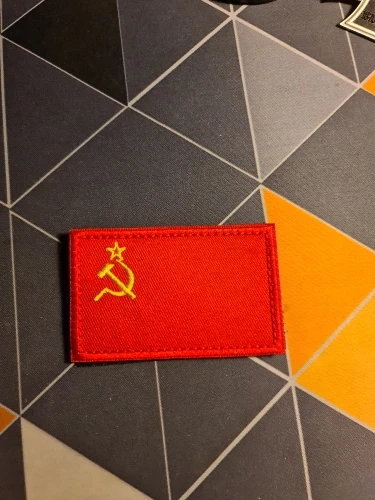 Russischer Flaggenaufnäher „Mutterland“ photo review