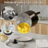 Electric Hot Pot:1.5 L Ramen Cooker, Portable Multi-Functional Pot for Pasta, Noodles, Non-Stick Noodle Cooker for Dorm 4