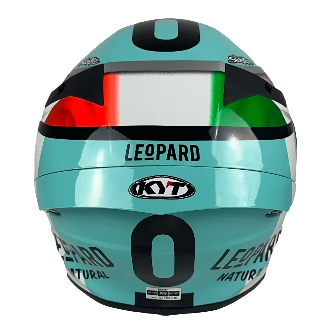 Leopard Casco Kyt Tt Course Kyt Casco Leopardo Moto Open Kyt