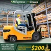 Fast Delivery Electric Forklifts 1 Ton 2 Ton 3 Ton Customized Warehouse Forklift Outdoor use Material Handling FreeShipping 4