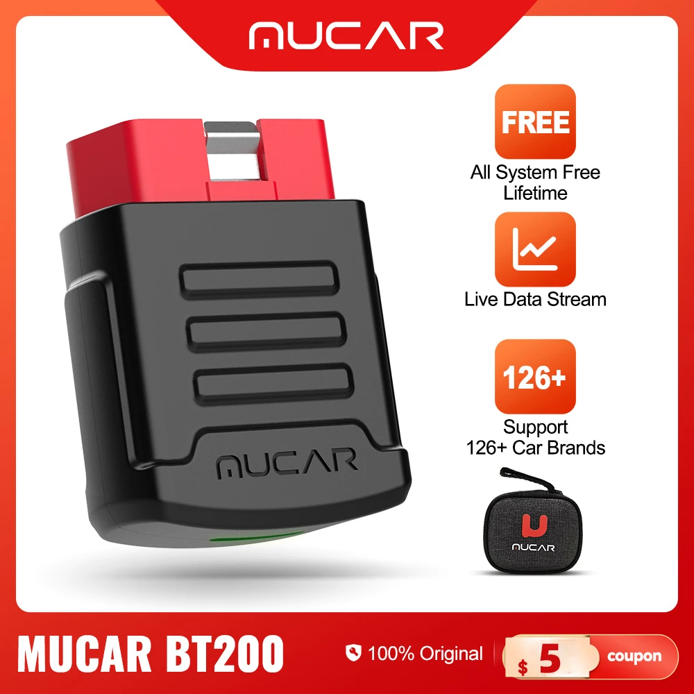 test car battery with multimeter MUCAR BT200 OBD2 Scanner for Cars Full System Diagnost Free Lifetime Update 15 Reset Diagnostic Tools Car Code Reader Scan Tools best car battery tester