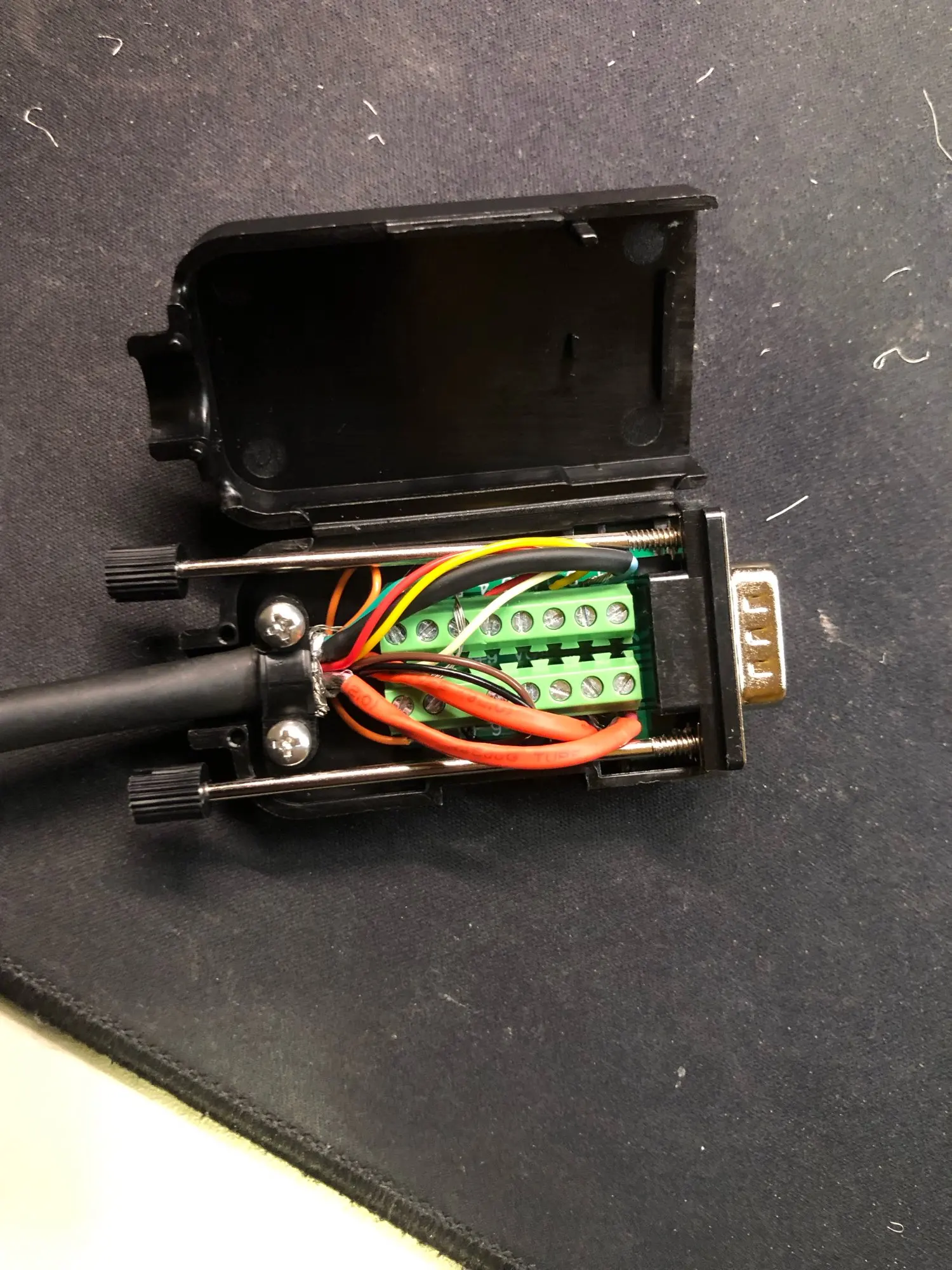 Oiyagai Connecteur DB15 Mâle Avec Écrou Breakout Board Vers Borne à Vis