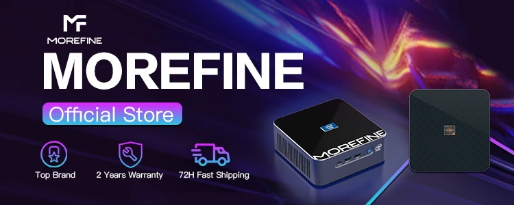 MOREFINE S500 AMD Ryzen Mini PC R9 6900HX R7 7840HS