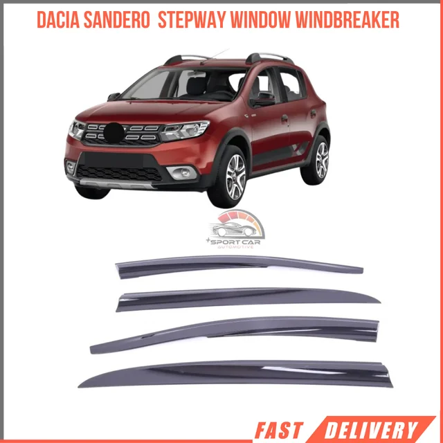 Dacia Sandero Step way Glass poiler Sports til 4 Stück Auto