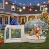 10FT Balloon Jumping Inflatable Bubble house With Trampoline & transparent dome PVC material free shipping with blower For Party 4