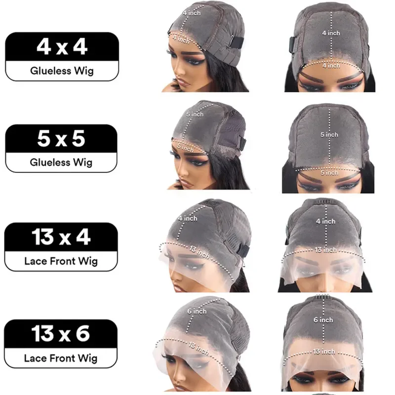 13x6 Lace Front Wigs Human Hair Pre Plucked 250 Density 42 Inch Body Wave Lace Front Wigs HD Lace Frontal Wigs for Women