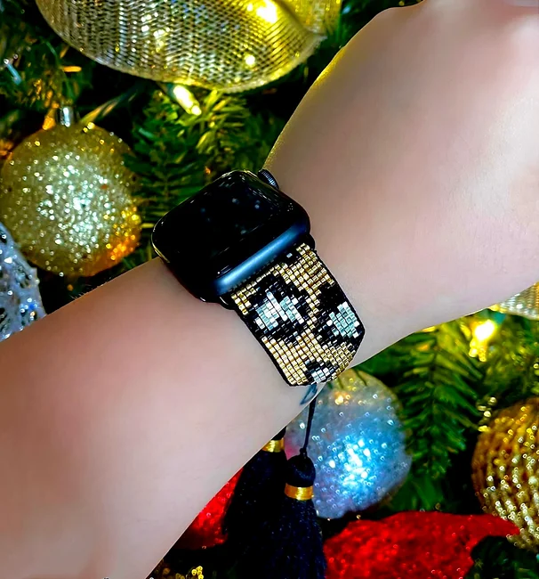 Smart Watch Band For Women Tassel Jewelry Strap Watch 38Mm 40Mm 42Mm 44Mm Bands For Apple Watch Miyuki Seed Beads Bracelet