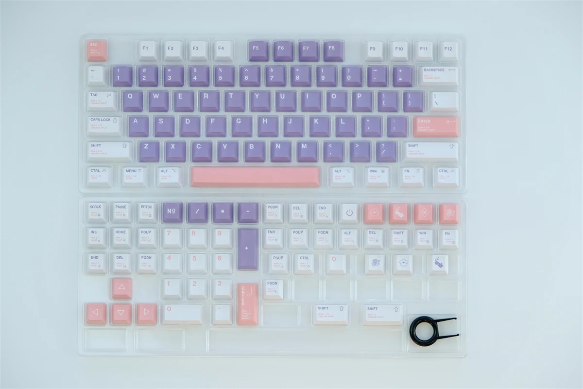 pbt 5-side tintura sublimação teclado mecânico para