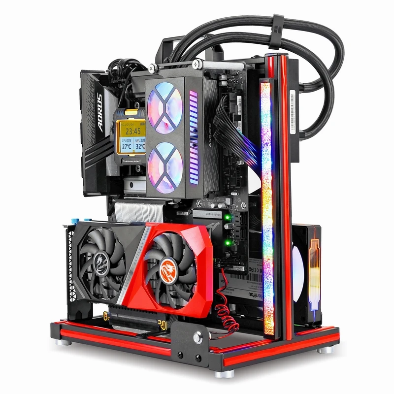 Metalfish Aluminum Open Frame Gaming Case