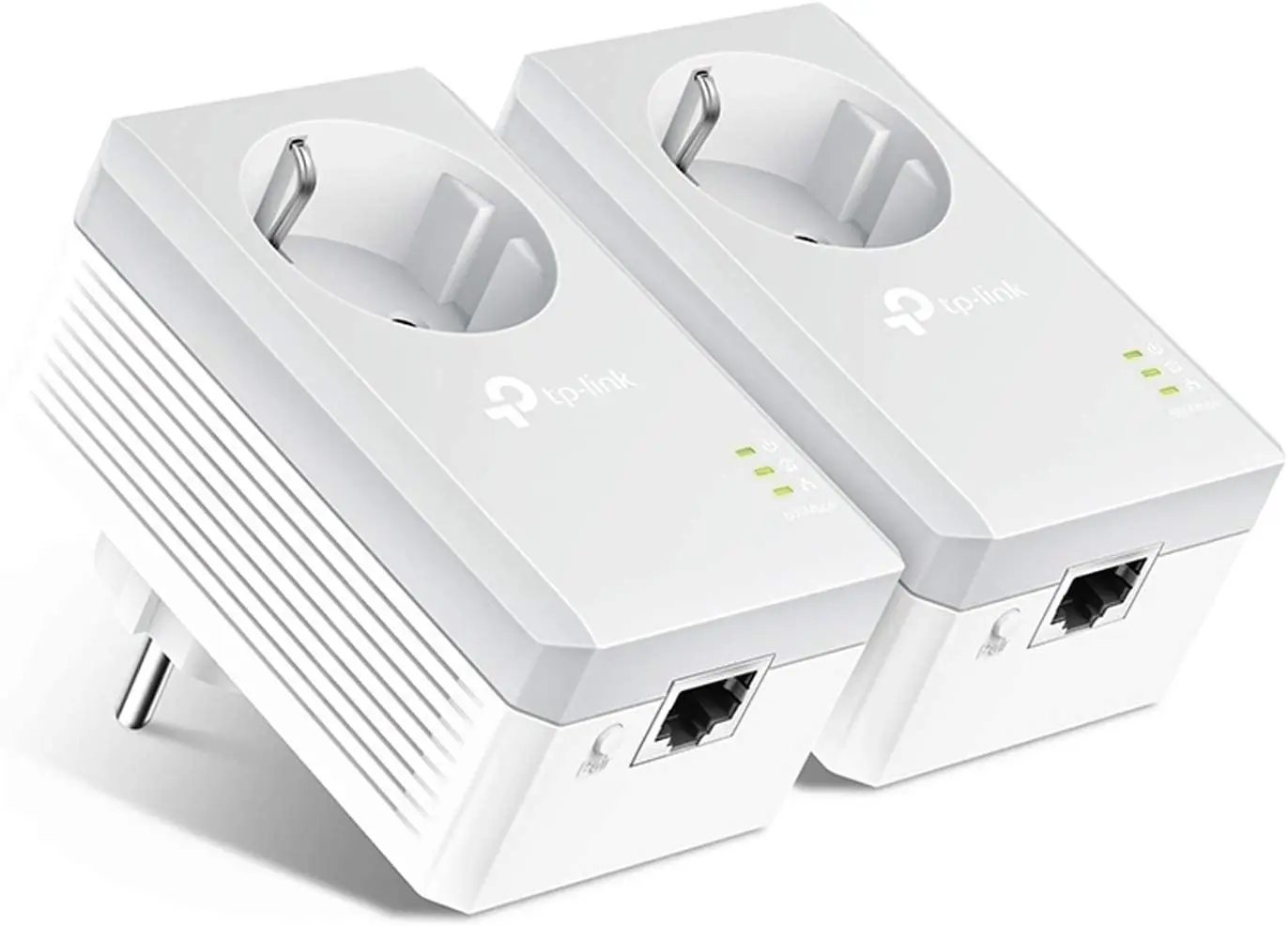 Kit Powerline Tp-Link Tl-Pa4010P Con Spina Aggiuntiva, Powerline Av 600 Mbps, 1 Porta Ethernet, Homepplug Av, Senza Wifi, Soluzione Di Dispositivi Cab