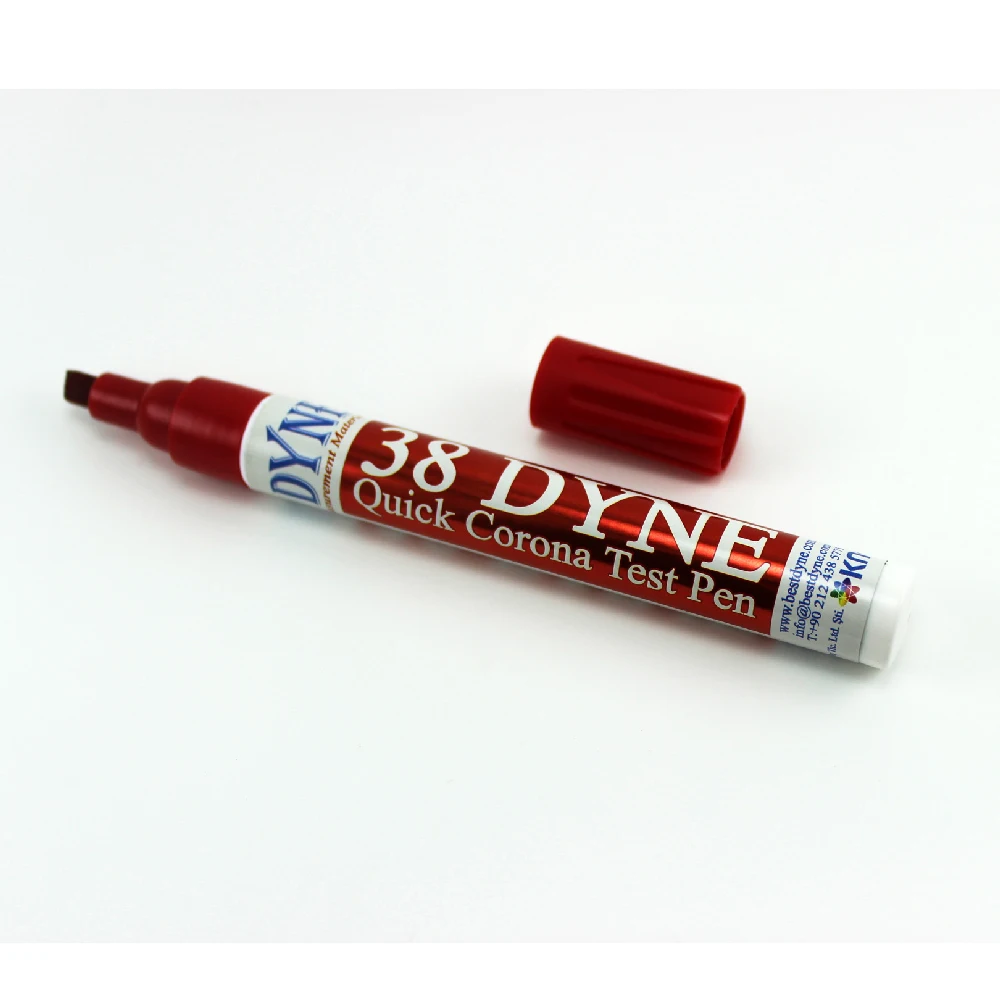 38 dyne/cm Quick Dyne Test Pen PE,PP,OPP dyn Corona Film Surface