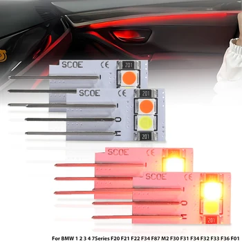 Upgraded Door Panel Ambient Lighting For BMW F30 F31 F34 F32 F33 F36 F10 F11 F07 F01 F02 X1 M4 LED Door Handle Atmosphere Lights 1