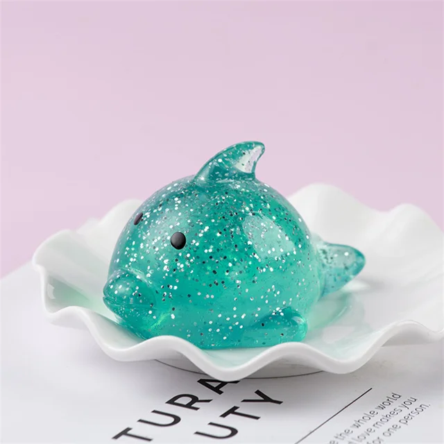 Big Size Transparent Squishy Toys for Kids Mochi Squishies Kawaii Animals Stress Reliever Squeeze Toys for Child Birthday Gifts 6