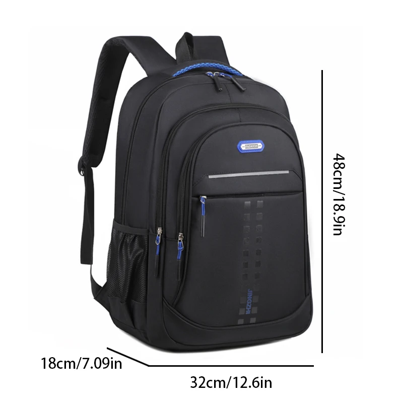 Men's and women's backpack Oxford waterproof backpack Business computer bag Leisure travel backpack High school student backpack