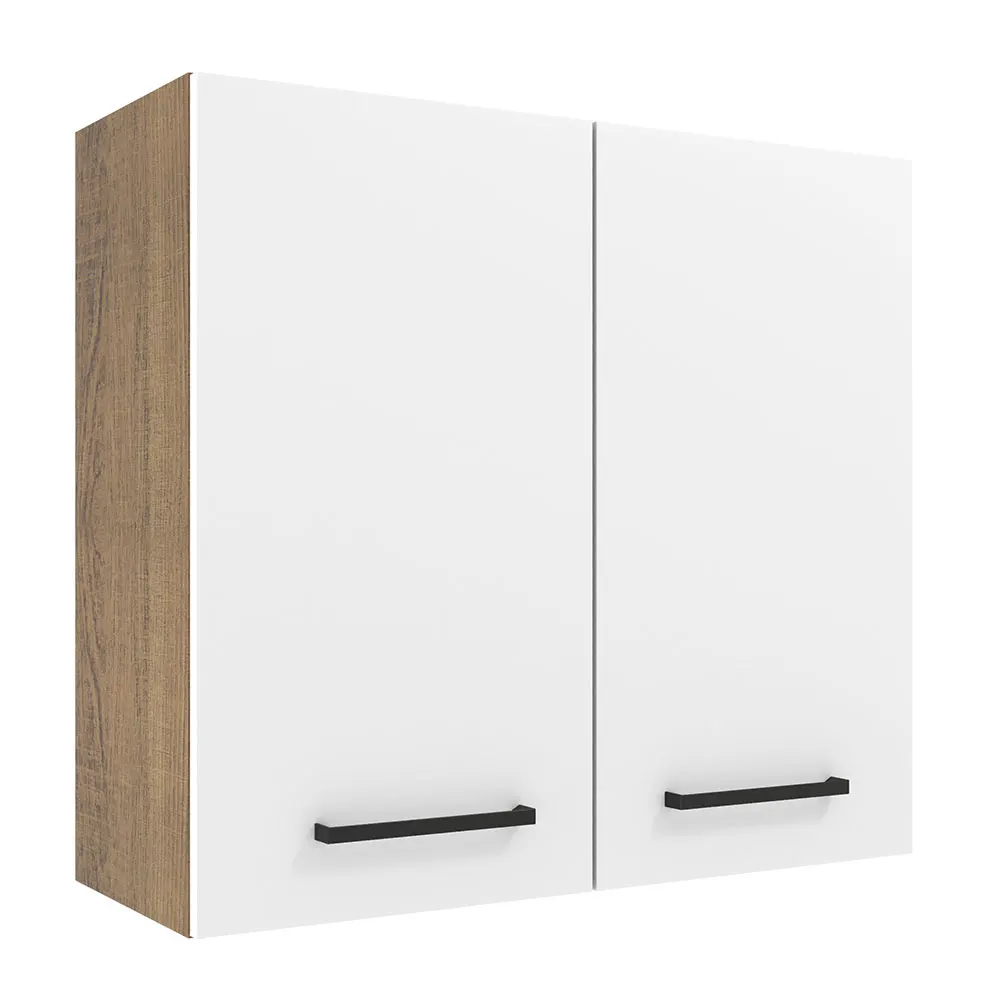 Alacena Madesa Agata 70 Cm 2 Puertas Color Marron/Blanco