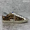 Classical GOLDEN Shoes Designer Women's GOOSE Sneakers Silver Glitter Leopard Pony Hair Suede Leather Style Shoe 4