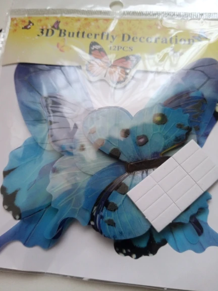 Luminous 3D Butterfly Wall Sticker photo review