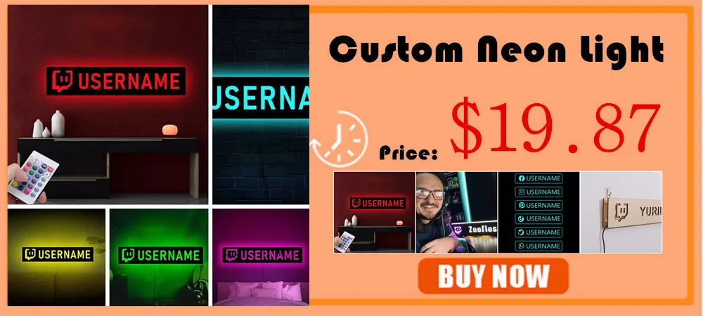 wall lamps for living room Personalized Gamer tag Sign LED Wall Lamp Custom Gamer Tag Neon Wood Night Light for Game Player Game Room Wall Decor LT0306 sconce light fixture