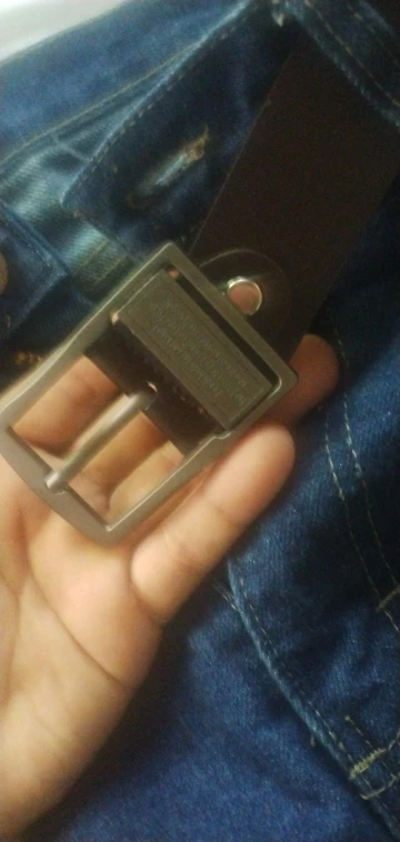 MIDNIGHT SOVEREIGN™ – Black Buckle Genuine Leather Belt photo review