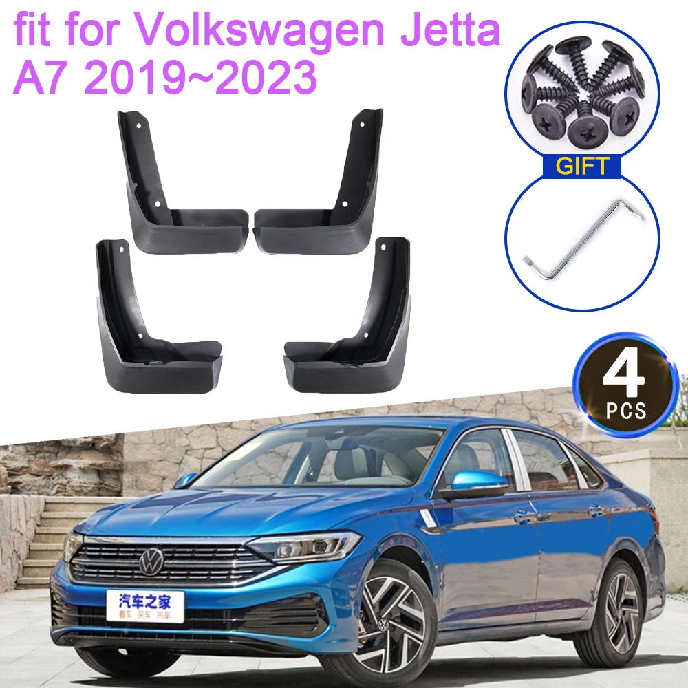 Guardabarros para Volkswagen Jetta A7 2019 ~ 2023 VW Vento 2020 2021 2022 guardabarros contra salpicaduras ruedas delanteras traseras| | - AliExpress