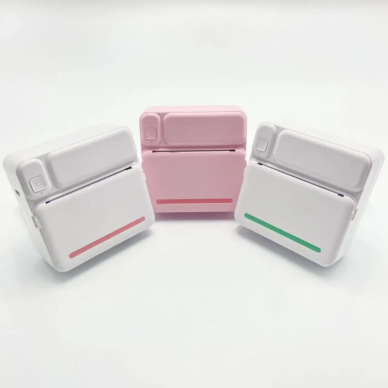 사진, 텍스트, 할 일 목록 등을 위한 미니 휴대용 다기능 열전사 무선 프린터 - USB 충전식, 고해상도 P
