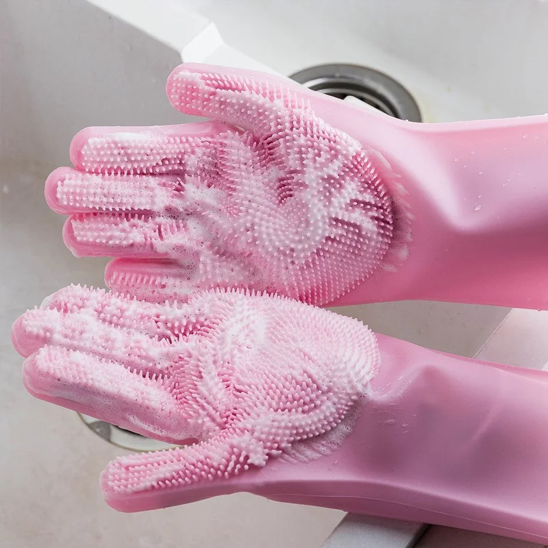 Silicone Pet Bathing Glove for Dogs and Cats