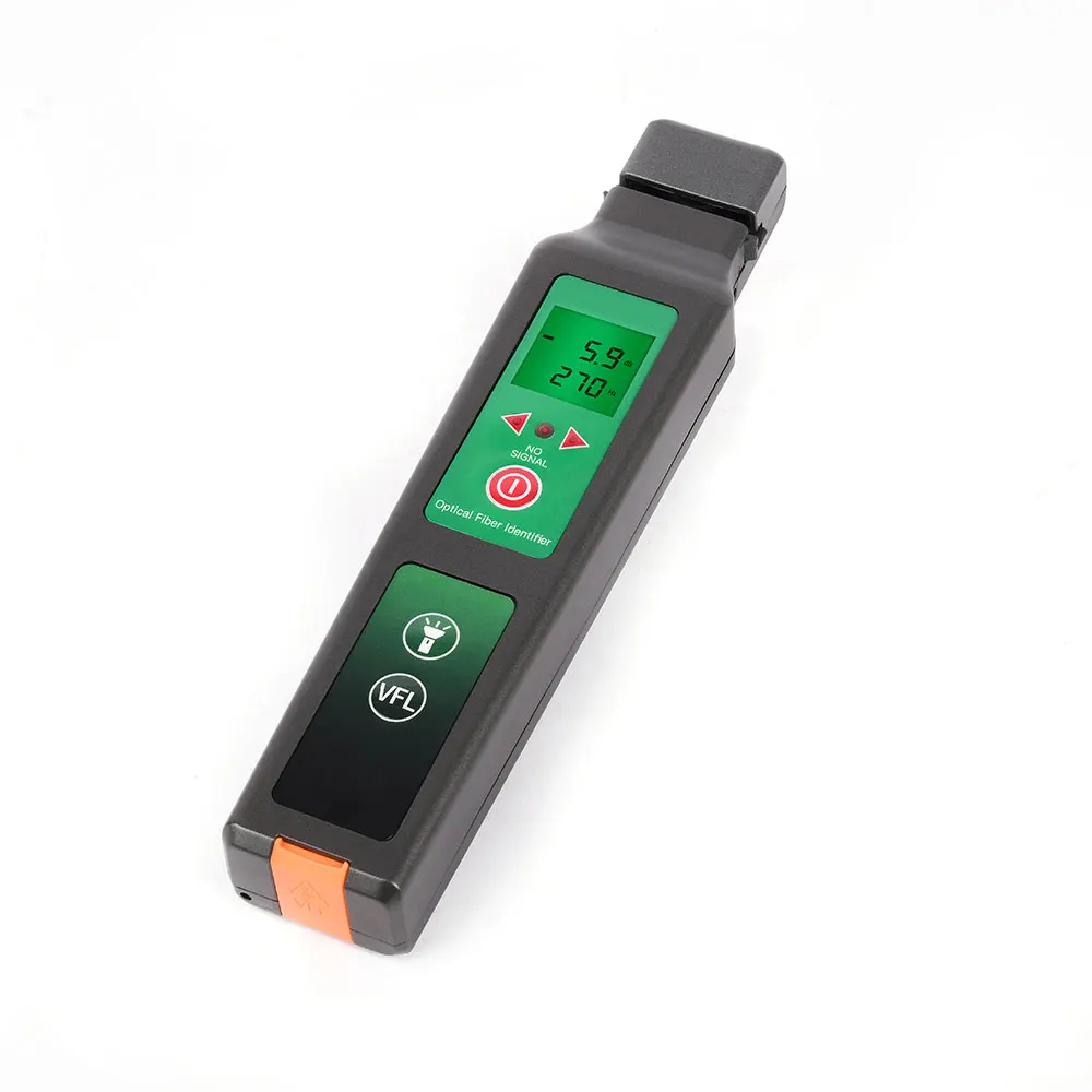Fiber Optical Identifier with Visual Fault Locator, FTTH Tool, 800nm-1700nm, SM and MM, 10mW