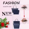 Felt Insert Bag Fits For Longchamp Handbag Liner Bag Felt Cloth Makeup Bag Support Travel Portable Insert Purse Organizer 6