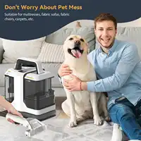 Nettoyeur de taches portable 11/15KPa pour tapis, canapé et rideaux, machine intégrée pulvérisation et aspiration, appareil de nettoyage domestique 4