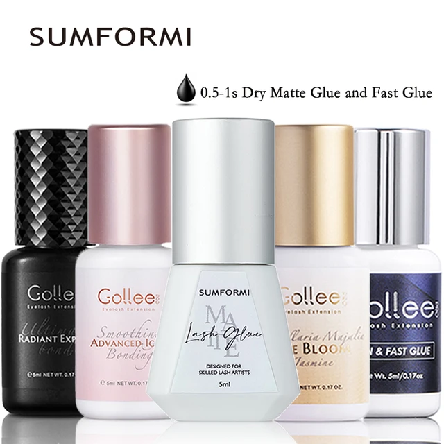 Gollee 0.5-1s Dry Long Lasting Glue Adhesive Matte Lash Primer Eyelash Extensions Deep Clean Primer Glue Oil proof Lash Supplies