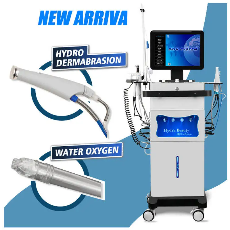 2024 Newest Hydrodermabrasion Diamond Peeling Facial Hydro Machine Skin Care Whitening Face Lifting Beauty Salon Facial Machine