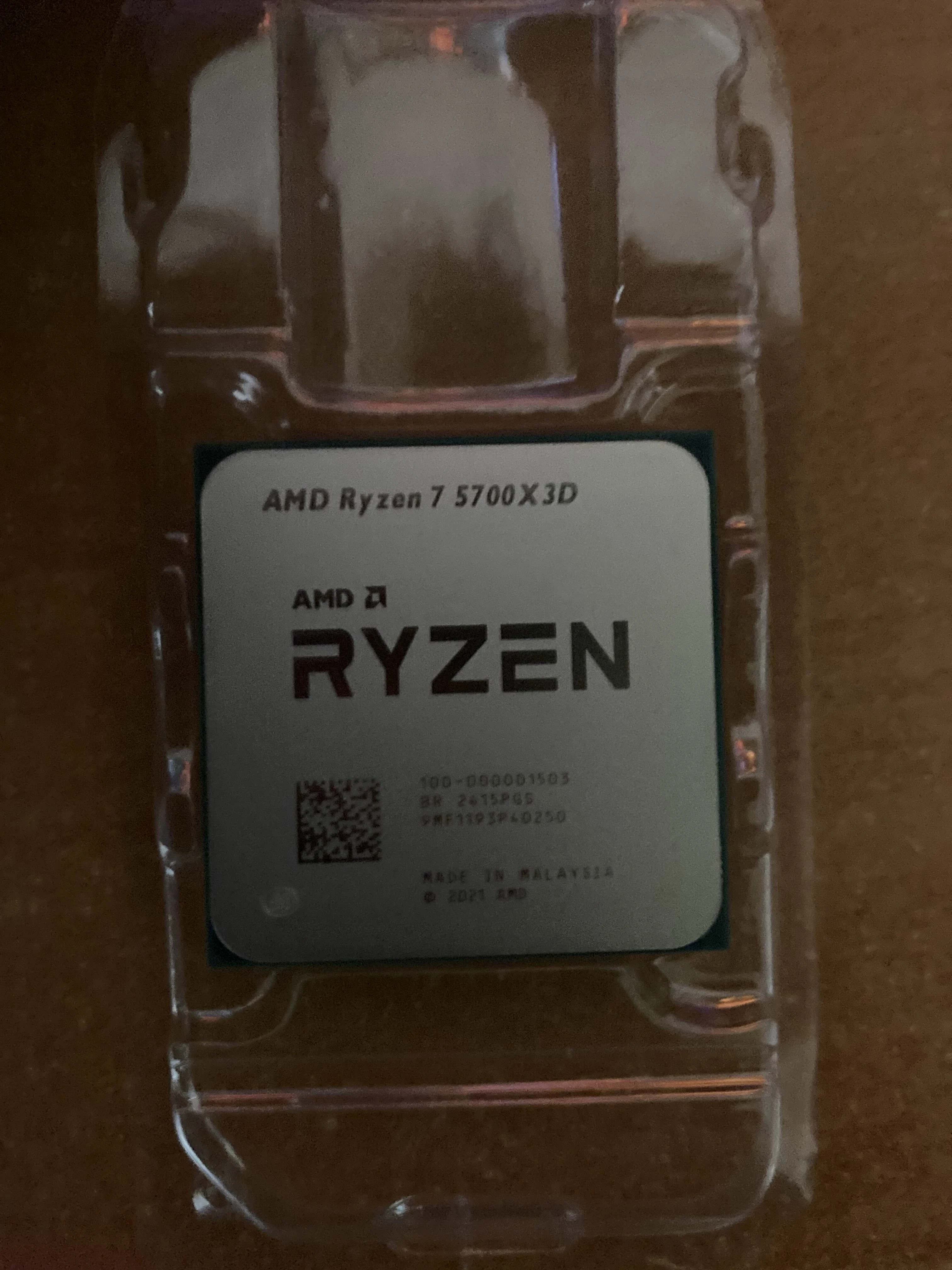 AMD Ryzen 7 5700X3D R7 5700X3D New 4.1 GHz 8-Core 16-Thread CPU