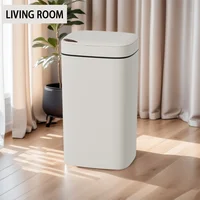 16L Smart Induction Trash Can Automatic Intelligent Sensor Dustbin Touch Trash Bin for Office Toilet Kitchen Bathroom Bedroom 6