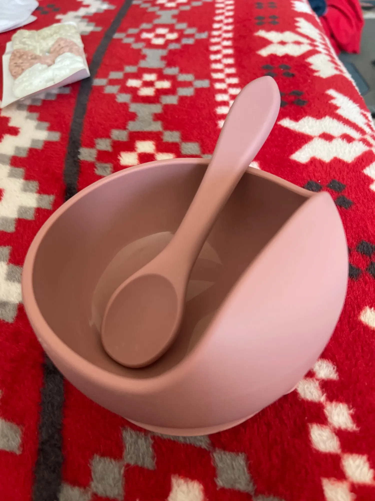 2PC Silicone Suction Bowls - Training Dinnerware for Babies Learning to Eat photo review