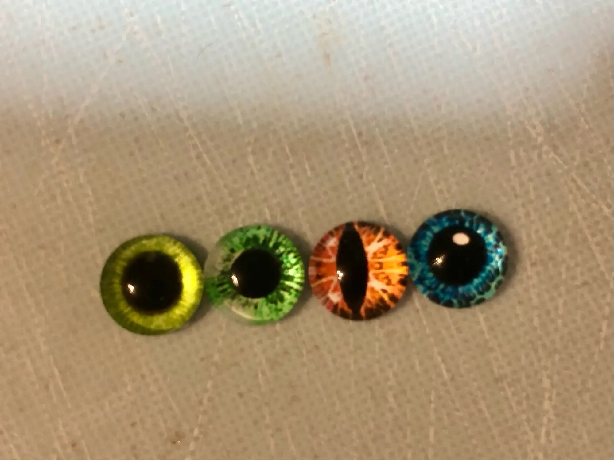 glass eyes cabochons Round 6MM-30MM Round Dome Dragon Eye Dragon Cat Eye Toys DIY Jewelry Accessory MIX Pupil Eye Cameo