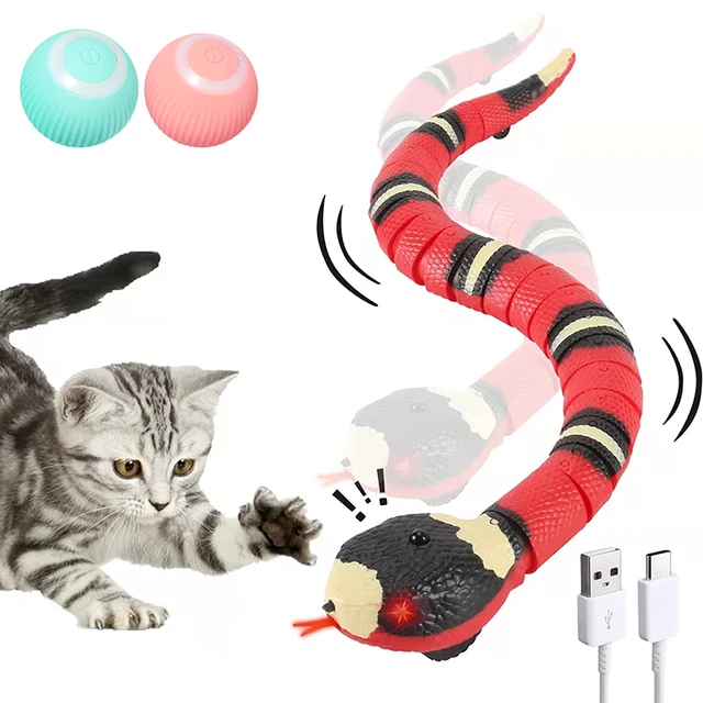 Carregamento USB Brinquedos Cat Automático, Snake Eletrônico, Sensoriamento  Inteligente Interativo, Provocação para Cão, Pet, Gatinho, Brinquedo do jogo  - AliExpress