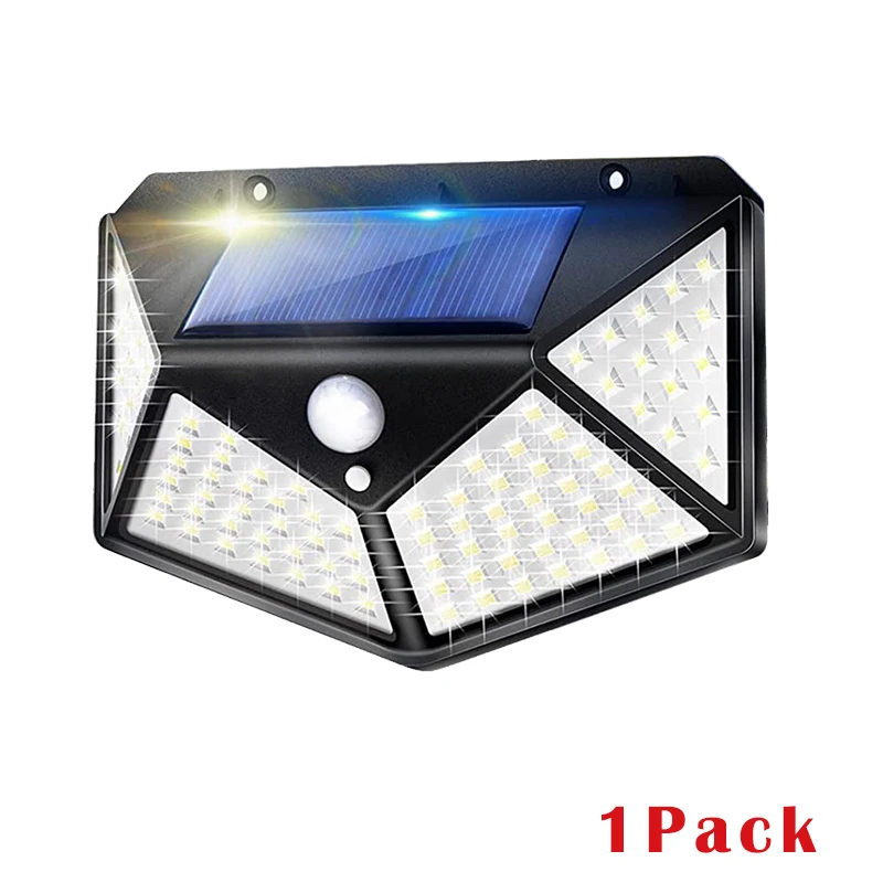 10 Pack Solar Light Outdoor 100 LED Solar Motion Sensor Wall Lamp PIR Lamp Waterproof Solar Power Street Light For Garden Deco solar wall lights Solar Lamps