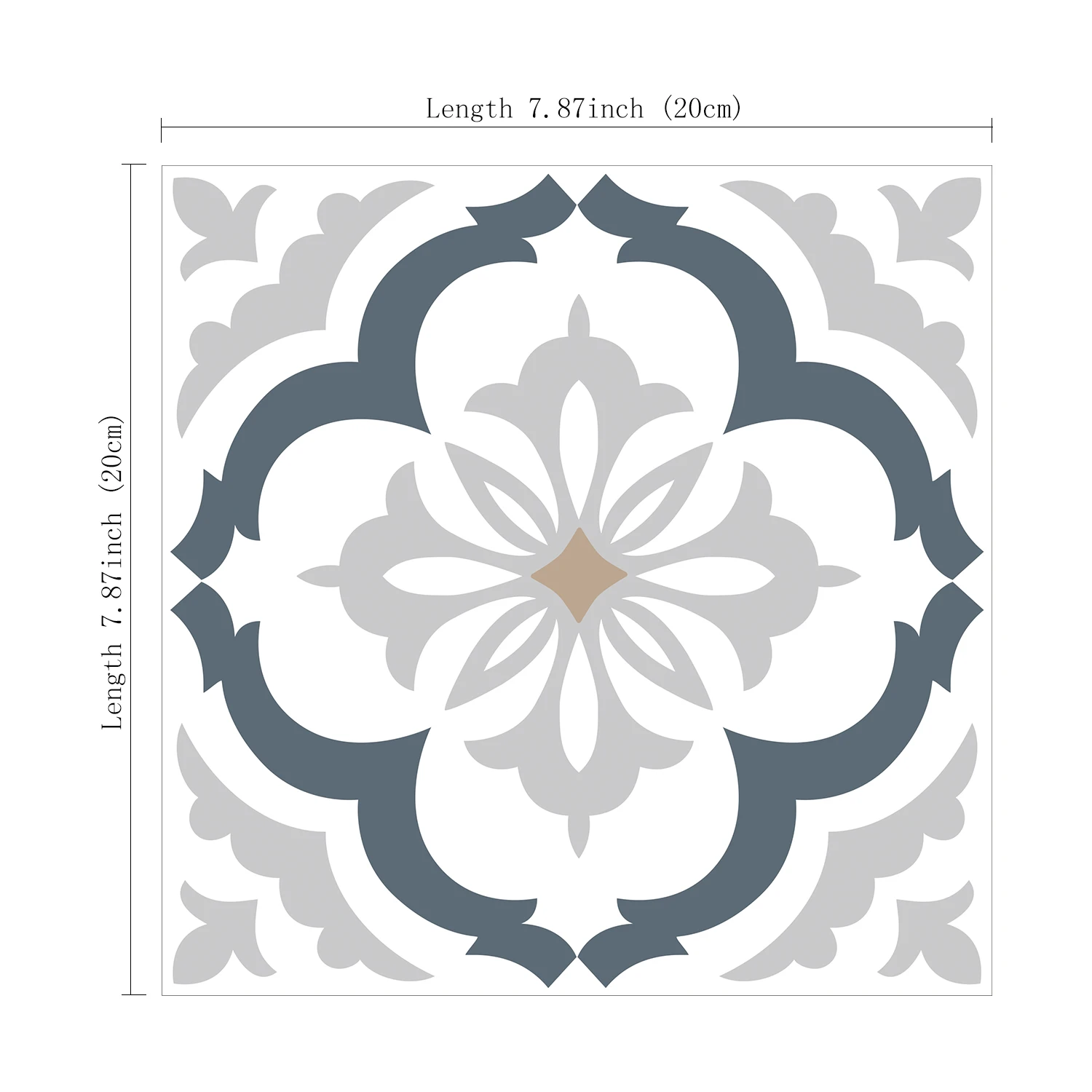6/10/20 szt. Naklejki winylowe na podłogę i ściany, samoprzylepne, antypoślizgowe, wodoodporne naklejki podłogowe do samodzielnego montażu, do kuchni, sypialni, jako ochraniacze przed pryskaniem