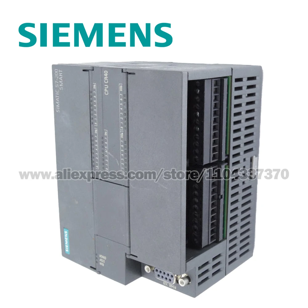 SIEMENS SIMATIC S7-200 SMART, CPU CR40, 컴팩트 CPU, AC/DC/릴레이 온보드 I/O: 24 DI 24 V DC 6ES7288-1CR40-0AA0 6ES72881CR400AA