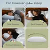 Queen Size Down Alternative Pillow Set of 2 - Adjustable Luxury Hotel-Quality Pillows for All Sleep Positions 4