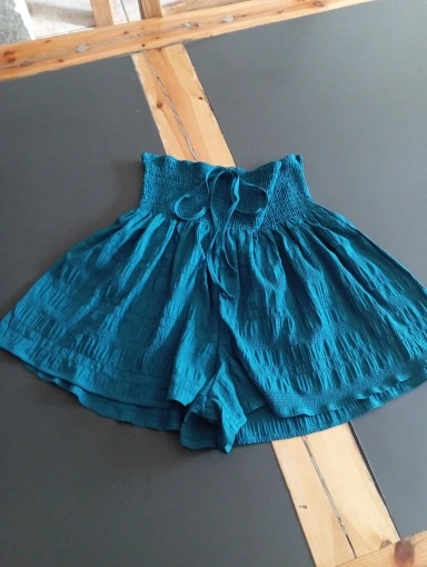 Trendy High-Waist Lace-Up Shorts Perfect Summer Comfort photo review