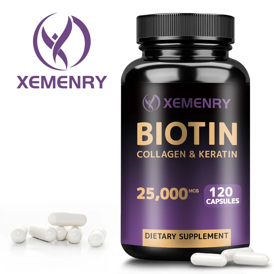 Biotin Collagen Keratin Hyaluronic Acid Beauty Capsules