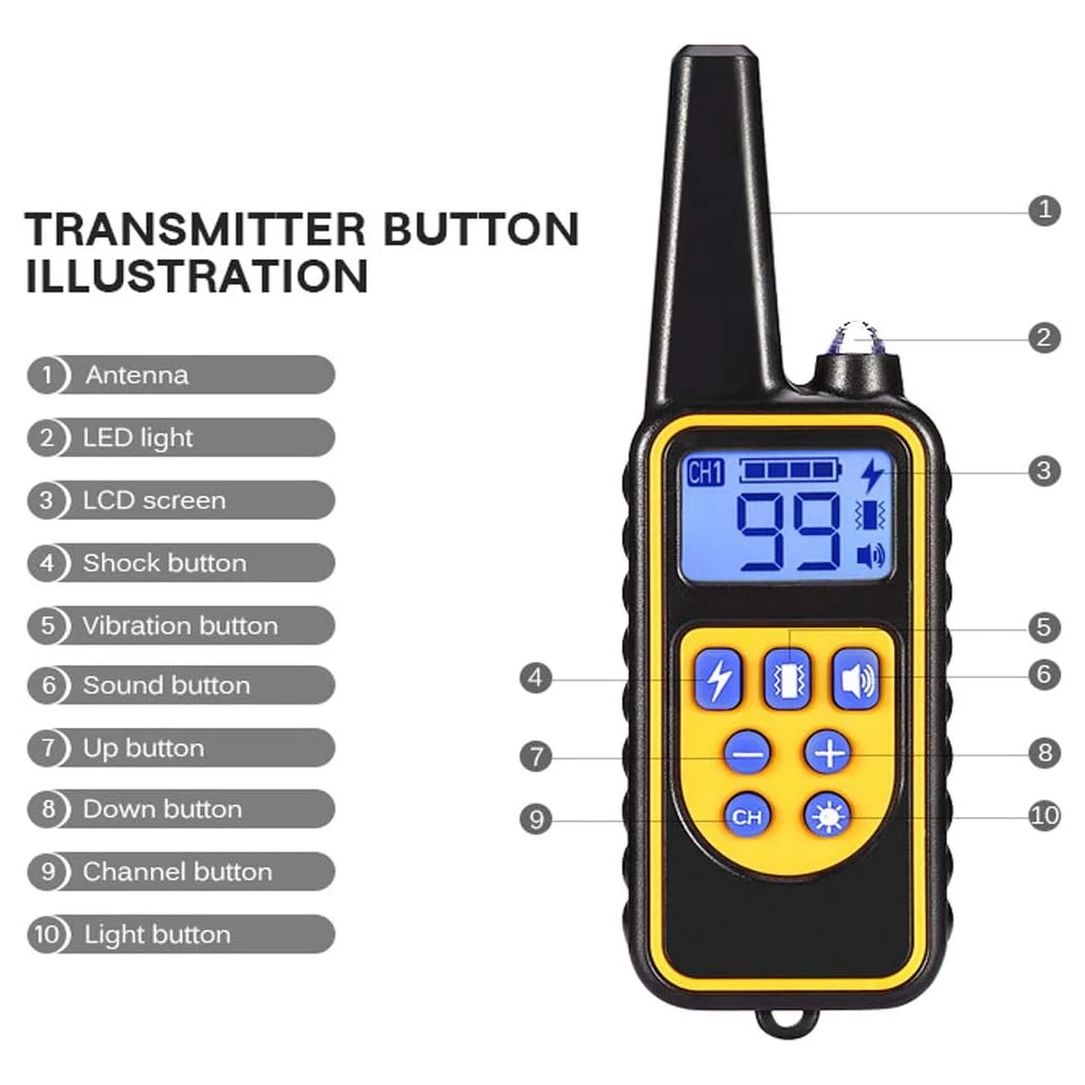 Pet Dog Training Collar 880 dog training collar remote control