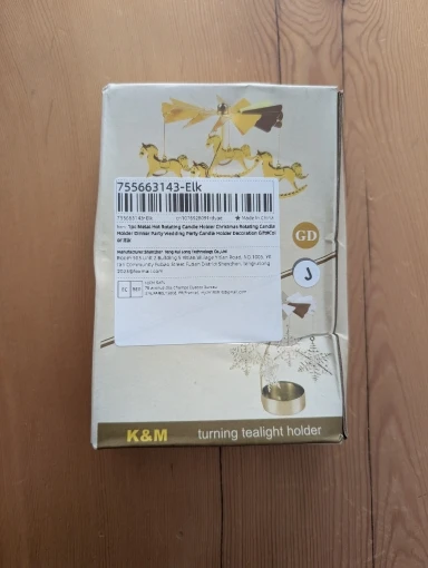 Metal Hot Rotating Candle Holder photo review