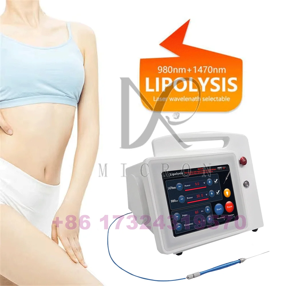 CE Certified 980+1470nm Laser Machine - Fat Reduction & Skin Tightening for Salon/Home 6