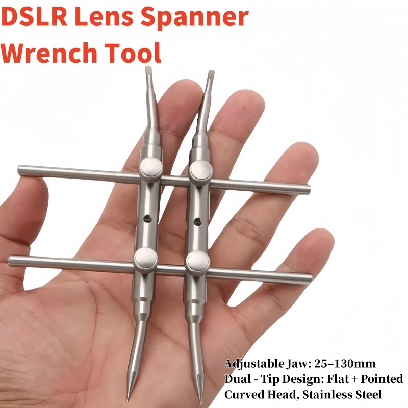 New Spanner Camera Lens Repair Kits Stainless Steel Open Tools for DSLR 25-130MM Drop Shipping