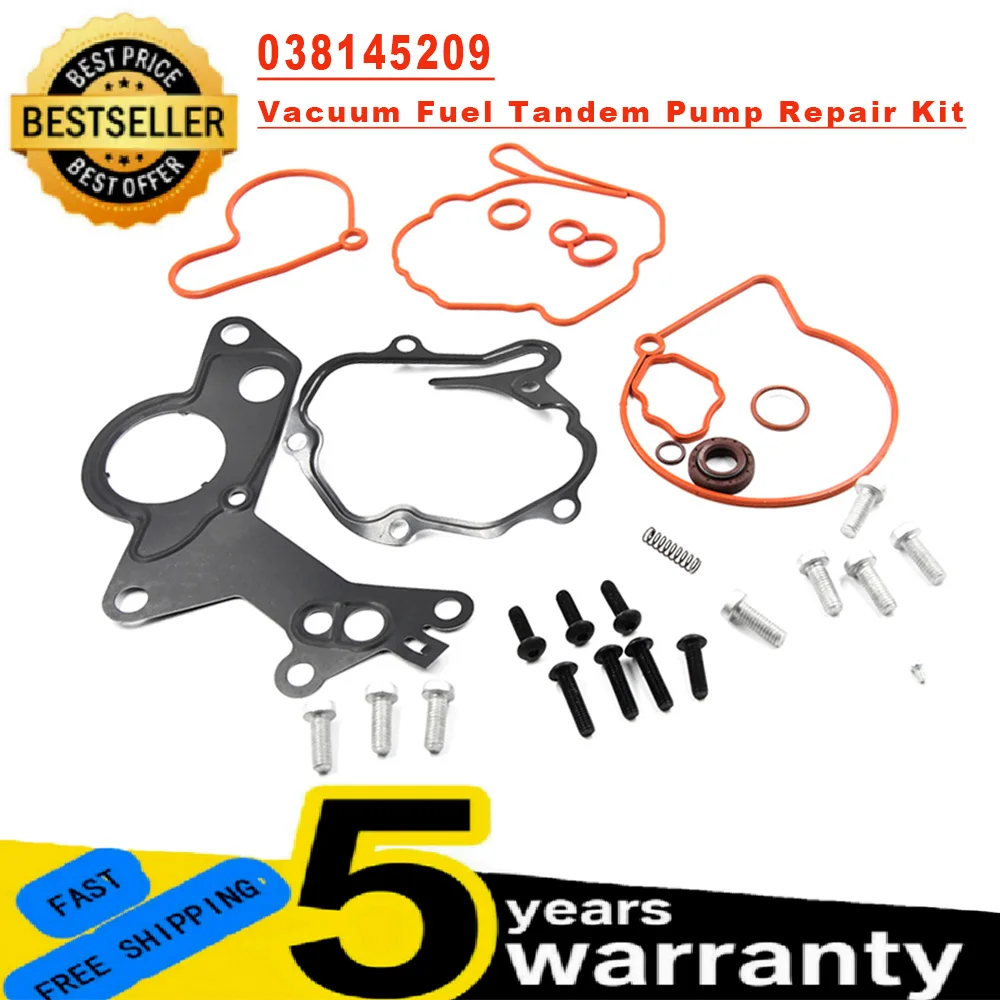 Per Vw Audi Seat 1.2Tdi 1.4Tdi 1.9Tdi 2.0Tdi 038145209 038145215 038145209Q 038145209N Kit Di Riparazione Pompa Tandem Carburante Vuoto